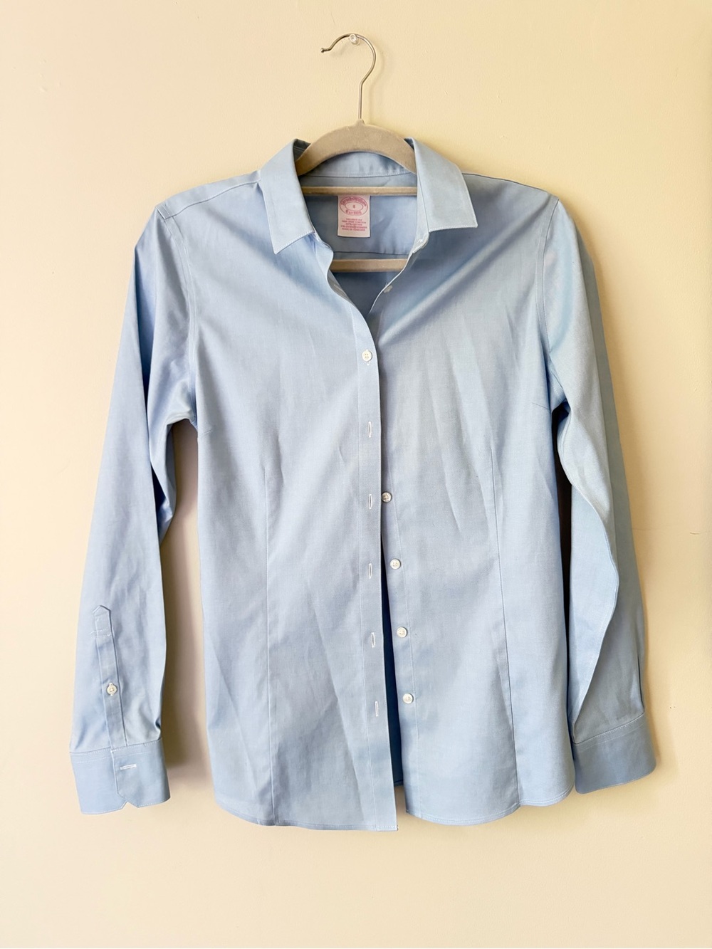 Brooks Brothers Women's Light Blue Button-Down Shirt